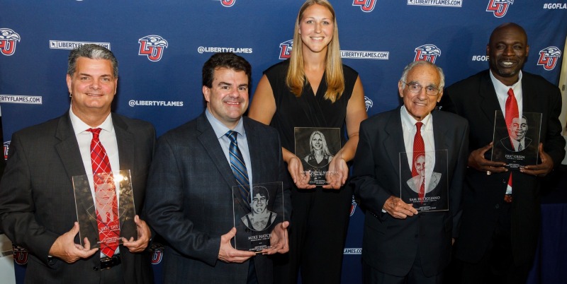 The Liberty University Athletics Hall of Fame induction banquet is held on September 18, 2015 on the Club level of Williams Stadium. (Photo by Joel Coleman)